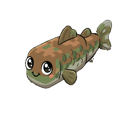 syeager3 giphygifmaker fish syeager3 fish cute Sticker