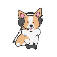 Video Game Dog Sticker