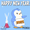 New Year Penguin GIF by Pudgy Penguins