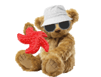 Teddy Bears Summer Sticker