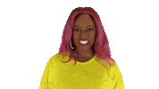 Growling Black Woman Sticker by Cuppy