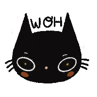 Cat Wow Sticker