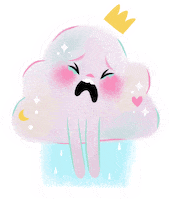 pearl_planet_shop sad kawaii crying cry Sticker