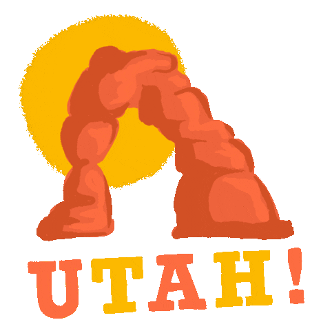 Salt Lake City Hiking Sticker
