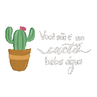 Agua Cacto Sticker by andressa felippe