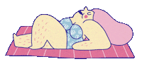 Summer Beach Sticker by Marie Boiseau