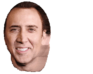 Nicolas Cage Sticker