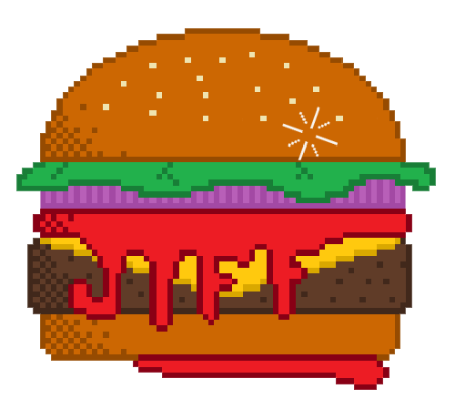 Hungry Burger Sticker