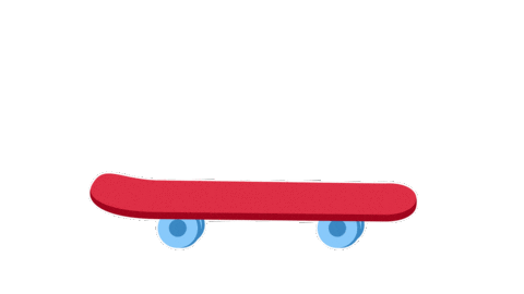 Skateboarding Sticker by EmojiVid