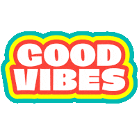 Good Vibes Sticker by Dugongo