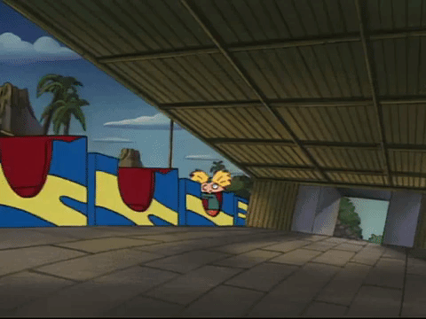 hey arnold nicksplat GIF