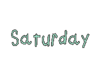Saturday Sat Sticker
