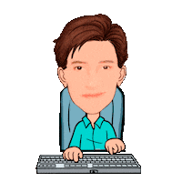 Tired Illustration Sticker