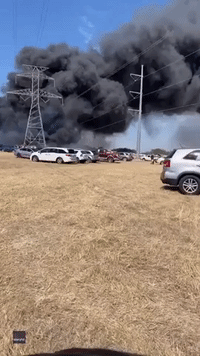 More Than 70 Cars Set Ablaze by Grass Fire in Texas