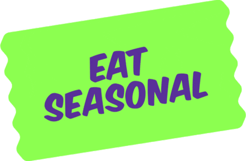 Eat Seasonal Sticker by Count Us In