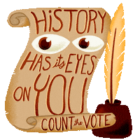 Vote Them Out Election 2020 Sticker by Creative Courage