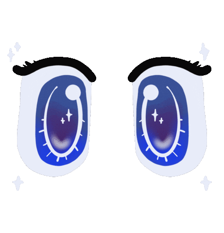 Eyes Wow Sticker by Demic