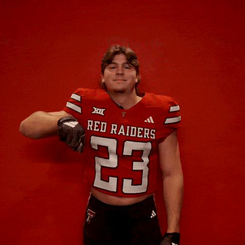 Adam Hill GIF by Texas Tech Football