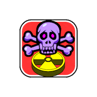 Powerup Poweron Sticker