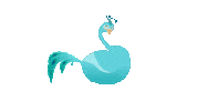 GodsSchool animation cartoon blue animal Sticker