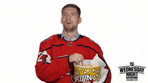 washington dc popcorn GIF by NHL on NBC Sports
