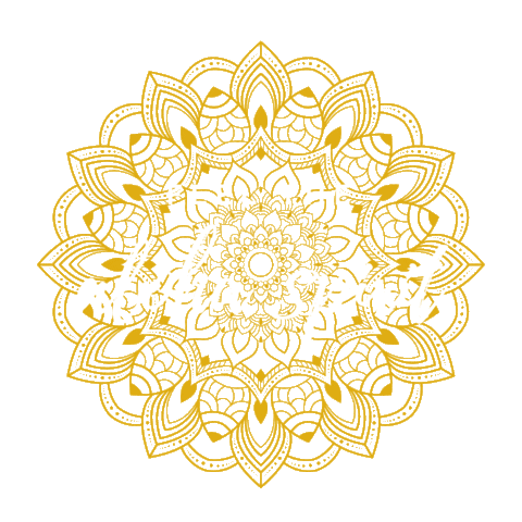 hangloosemarketing yellow spirit mandala aloha Sticker