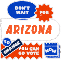 Vote Early Election 2020 Sticker by Creative Courage