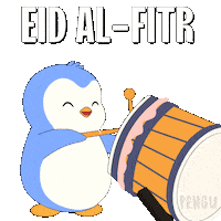 Pray Hari Raya Sticker by Pudgy Penguins