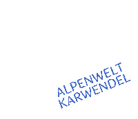 Alpenwelt_Karwendel bayern blau wandern schuhe Sticker