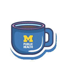 Hot Chocolate Coffee Sticker by Michigan Public Health