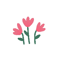 meowingsoul pink flower little blumen Sticker