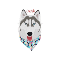 Dog Luna Sticker