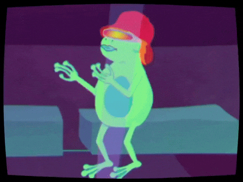 Get Down Dancing GIF by d00dbuffet