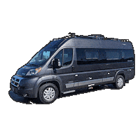 Driving Camper Van Sticker