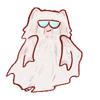 Halloween Ghost Sticker