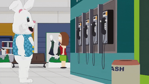 phone call mall GIF by South Park 