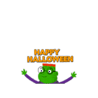 Trick Or Treat Halloween Sticker by Cool School