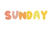 Happy Sunday Day Sticker by Isabella <3