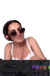Dj Playingmusic Sticker by MANTRABEACH