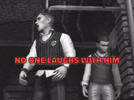 Not Funny Bully GIF