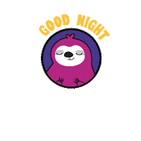 Sleepy Good Night Sticker by Adbros