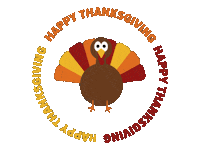 thanks thanksgiving Sticker by Senator Pat Roberts