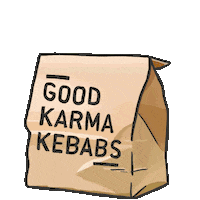 Vegan Kebab Sticker by What The Pitta!