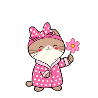 Flower Love Sticker by Silly Kitties