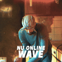 Newstateanthem swipe up wave diego falk GIF