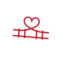 Heart Railway Sticker by Allianz pro Schiene