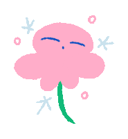 Happy Flower Sticker