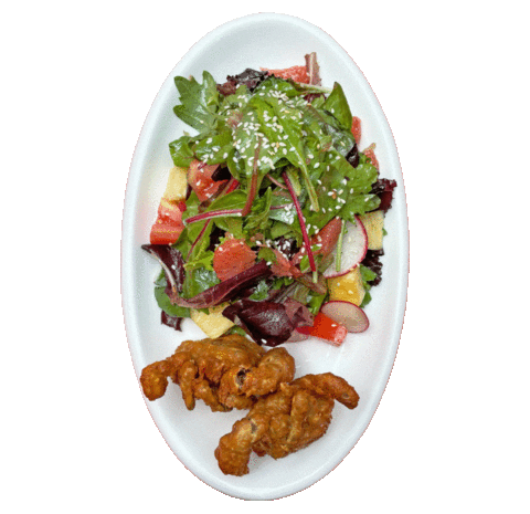 Soft Shell Crab Salad Sticker by RedFarm