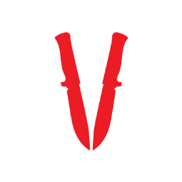 VigorGame giphygifmaker knives vigor v logo Sticker