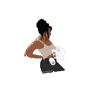 Breastfeeding Amelia Sticker by Davin & Adley